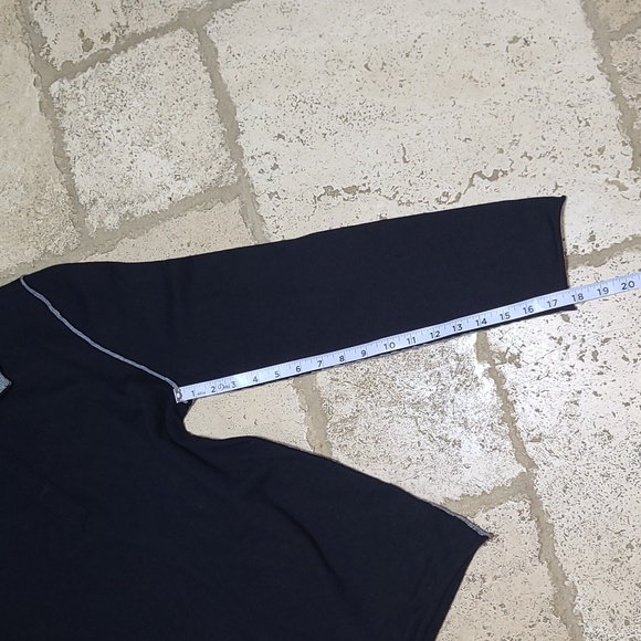 Carbon 2 Cobalt Sweater Men's Medium Black Gray Henley Knit Size M - Picture 5 of 7